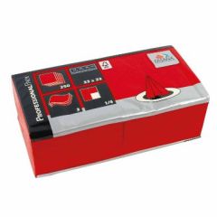 Fasana Serviet 33 x 33 cm 3-lag Rød - 250 stk/pk
