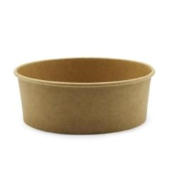 Salat-/Wok Skål Kraft/PE 500 ml Ø150 x 47 mm - 50 stk/pk