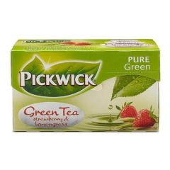 Te Pickwick Grøn te Jordbær/Citrongræs - 12 pk x 20 brv/krt
