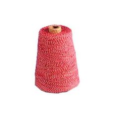 Bomuldsgarn 225 gr 450 m Rød/Hvid - 4 rl/pk