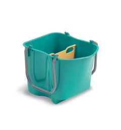 TTS Spand m. aftagelig skillevæg 28 L, Turkis - 1 stk