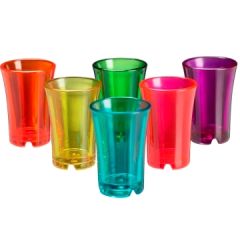 Flergangs Shotsglas 3 cl Transparent farve - 48 stk/pk