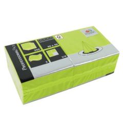Fasana Serviet 40x40 cm 3-lag, limeGrøn - 250 stk/pk