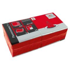Fasana Serviet 40 x 40 cm 3-lag Rød - 250 stk/pk