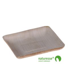 Palmeblad Fad 17 x 14 x 2,5 cm - 25 stk/pk