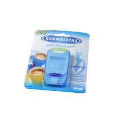 Sødetablet Hermesetas Blå 400 stk, 24 pk x 400 stk/krt