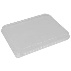 Snap-on låg APET 23,1 x 18,3 x 1,6 cm klar - 372 stk/krt