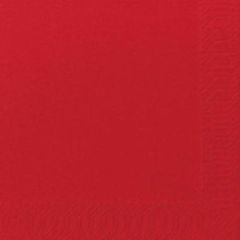 Duni Serviet 24 x 24 cm 3-lag Rød - 250 stk/pk