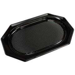 Plast Fad Midi 30 x 45 cm Sort PET - 10 stk/pk