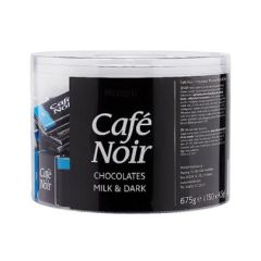Chokolade Cafe Noir Ass. Mørk/Lys 4.5 gr, 2 ds x 150 stk/krt