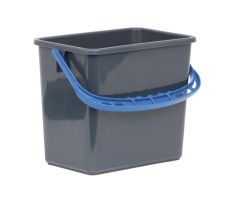 Grå Rengøringsspand 6 L med farvekodet håndtag Blå
