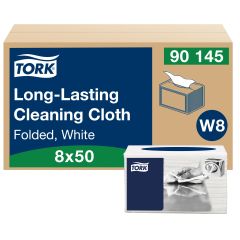 Tork W8 Allround Rengøringsklud Hvid - 50 stk/pk