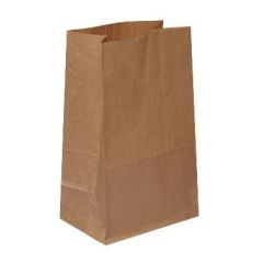 Klodsbundspose 6 L 180 x 120 x 290 mm 50 gr Brun - 500 stk/krt